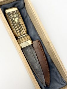 New Jersey State Police Pipe Band 10-years-service sgian dubh