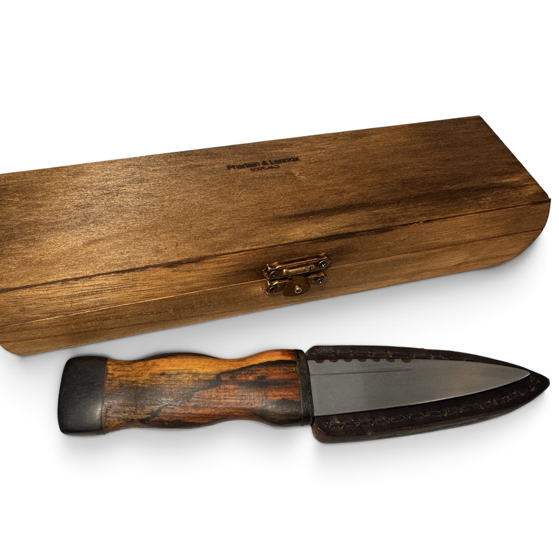 Spalted Beech and Blackwood Sgian Dubh